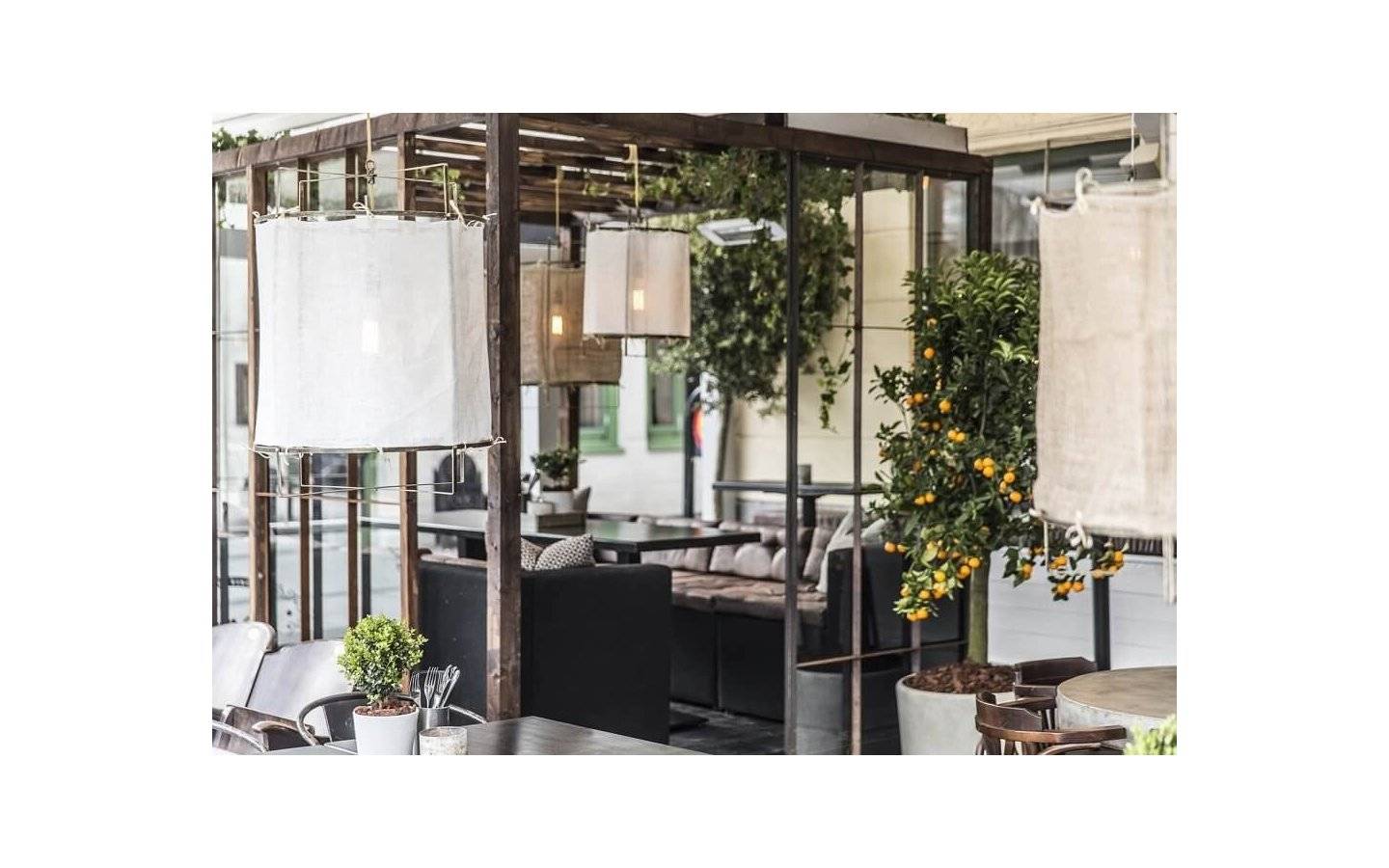 Malibu Taklampa 50cm Vit