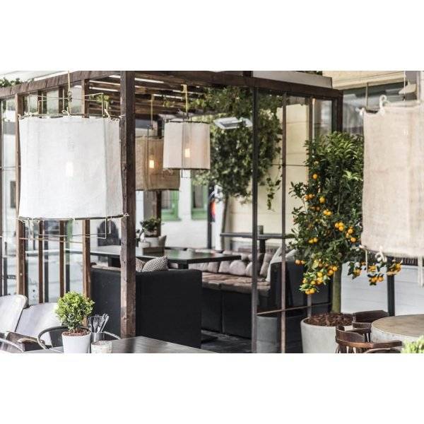 Malibu Taklampa 50cm Vit