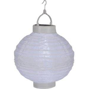 Festival Solcellslampa Risboll LED 20cm Vit