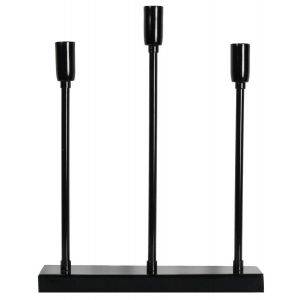 Soft Christmas Adventsljusstake 34cm Svart