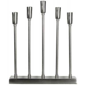 Soft Christmas Adventsljusstake 34cm Krom