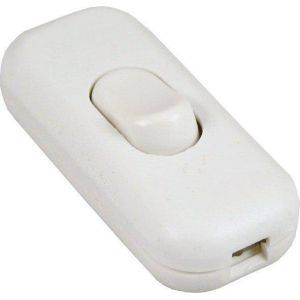 Mellanströmbrytare 230V 2A, vit, 1-pol
