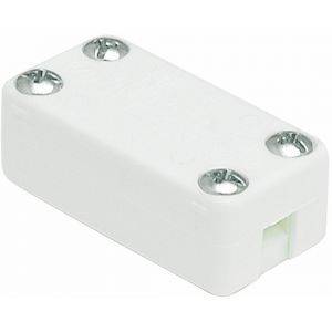 Skarvdosa flatkabel Vit 2-pol