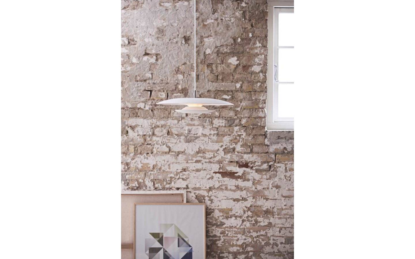 Eclipse Taklampa 48cm Vit