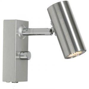 Cato Vägglampa 1L Aluminium