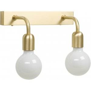 Regal 2L Vägglampa Badrum IP21 Mässing