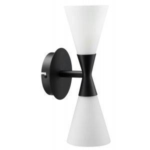 Harlekin Vägglampa Duo Mattsvart