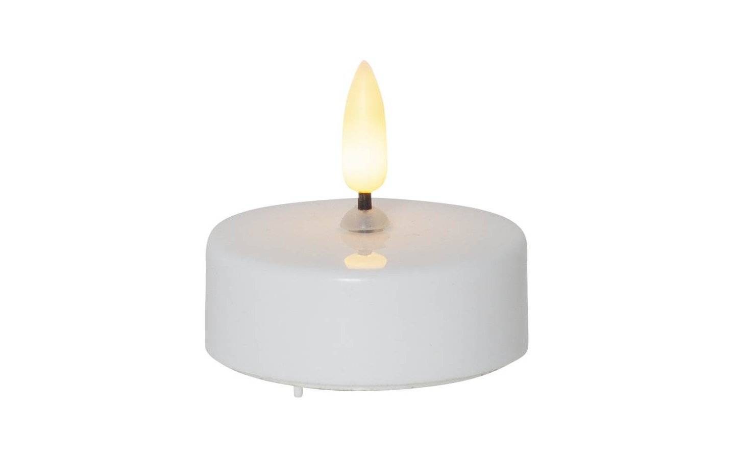 LED Värmeljus 2-pack Flamme Vit