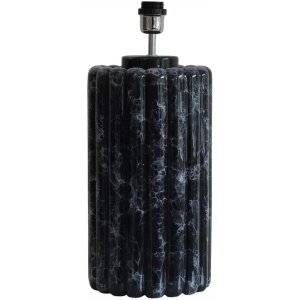 Odessa Lampfot 49cm Black Marble