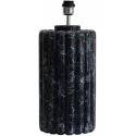 Odessa Lampfot 49cm Black Marble