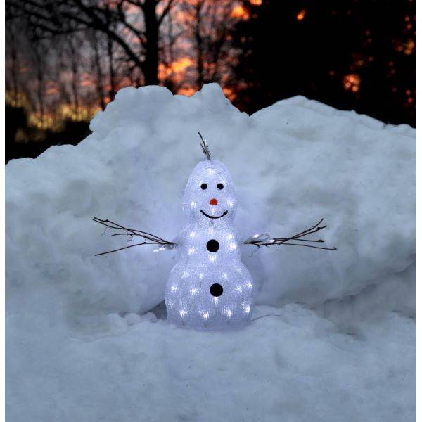 Crystalo Snögubbe Dekorationsfigur