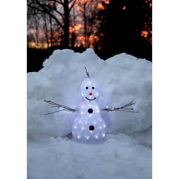 Crystalo Snögubbe Dekorationsfigur