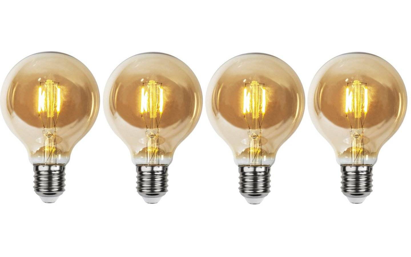 LED-Lågvoltslampa 24V, Glob 80mm E27 2500K 28lm 0,23W(3W)