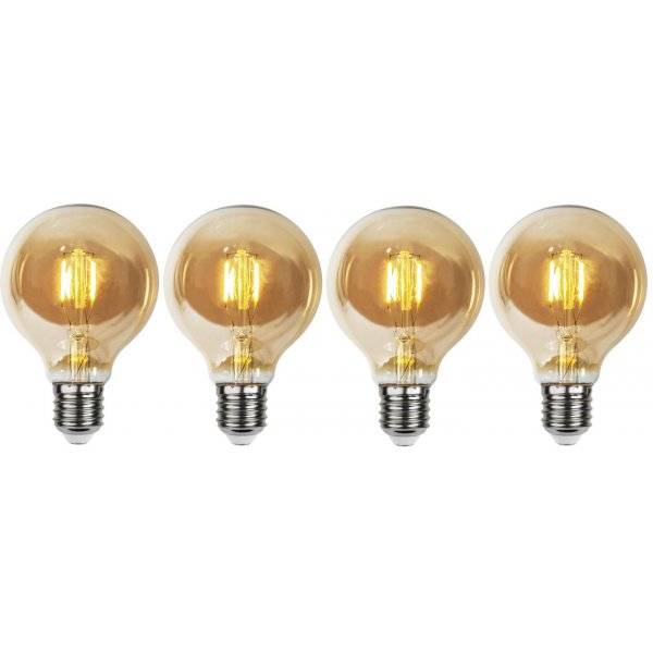 LED-Lågvoltslampa 24V, Glob 80mm E27 2500K 28lm 0,23W(3W)