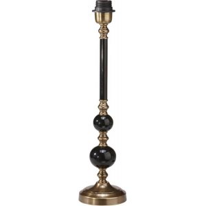 Abbey Lampfot 50cm Svart/Antikmässing