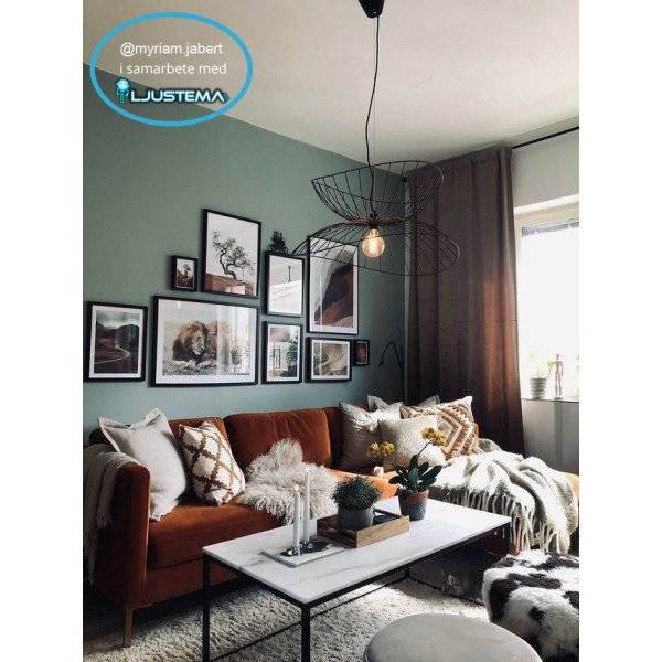 Ray Taklampa Svart 70cm