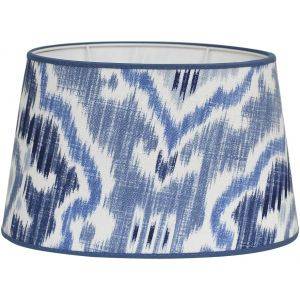 Saphia Lampskärm Blå Oval 20 cm