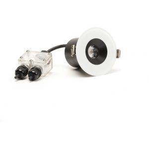 Inbyggd takspot 6W HP LED vit/glas front