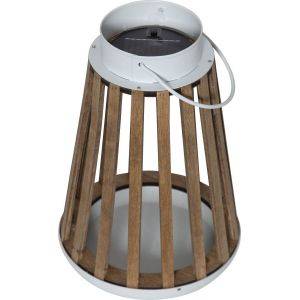 Solcellslykta Catania 28cm Beige