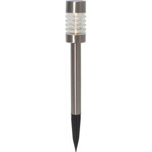 Solcells-pollare Terni 42cm Silver