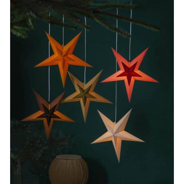 Diva Julstjärna 60cm Röd