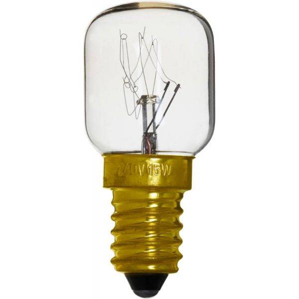 Päronlampa klar E14 240v 15W