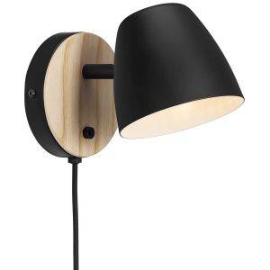 Theo Vägglampa Svart