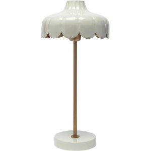 Wells bordslampa Beige/guld 50cm