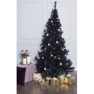 Ottawa Konstgran Svart LED 210cm