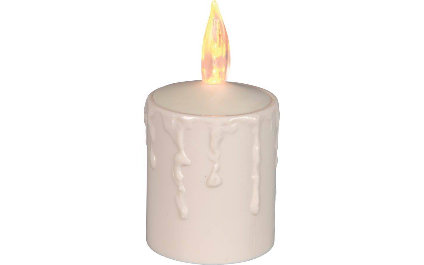 Paula Blockljus Utomhusbruk Med Ljussensor Vit