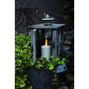 Paula Blockljus Utomhusbruk Med Ljussensor Vit