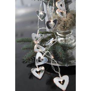 Mirrola Batteridriven Ljusslinga Hjärtan