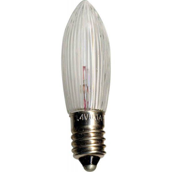 Topplampa E10 Trafo-24V 1,8W klar 3-Pack
