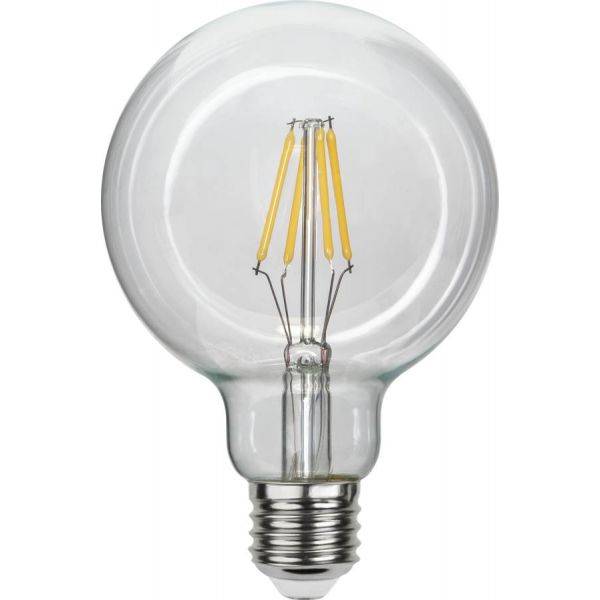 LED-Lampa Glob 95mm, E27 2700K 470lm 4,7W(40W)