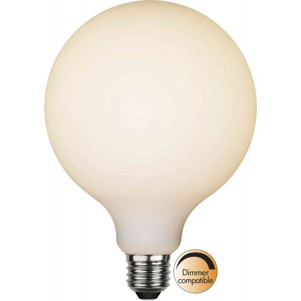 LED-Lampa Glob 125mm, Opal E27 2700K 400lm 5W(35W)