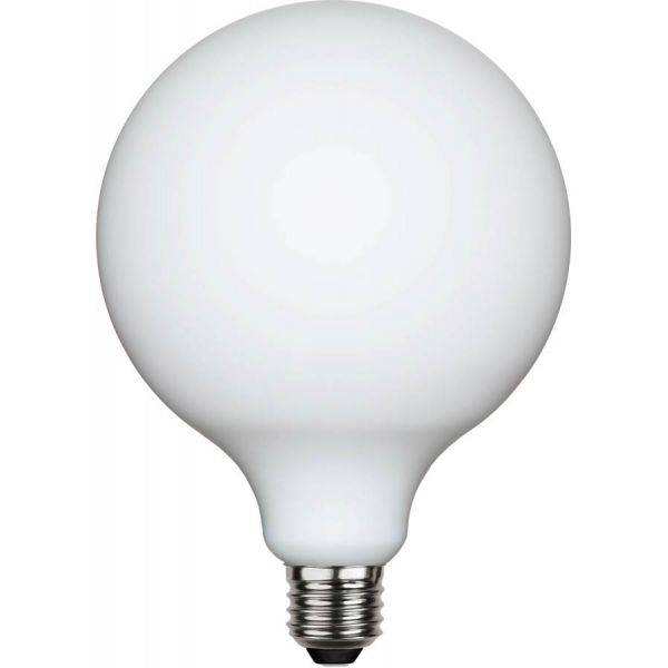 LED-Lampa Glob 125mm, Opal E27 2700K 400lm 5W(35W)