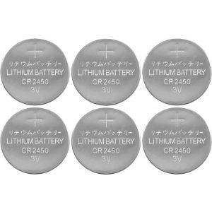CR2450-batteri, Lithium 3V, 6-pack