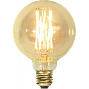 LED-Lampa Glob 95mm, Vintage Gold E27 1800K 240Lm 3,8W(22W)