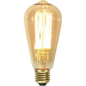 LED-Lampa Lyktlampa, Vintage Gold E27 1800K 240Lm 3,8W(22W)