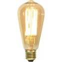 LED-Lampa Lyktlampa, Vintage Gold E27 1800K 240Lm 3,8W(22W)
