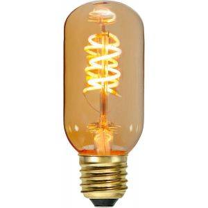 LED-lampa E27 T45 Decoled Spiral Amber