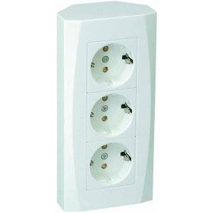 Vägguttag Nova, 3-vägs