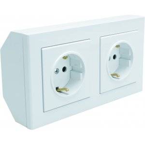 Hörnbox Optima Komplett Vit