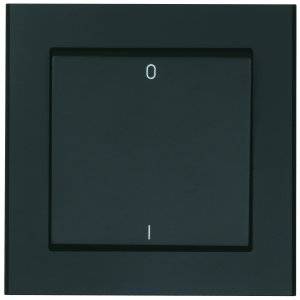 Strömbrytare Optima 2-pol Svart