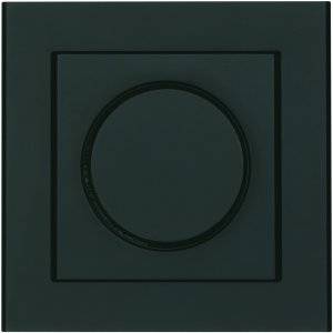 Triac-dimmer Optima Svart 1-pol/trapp