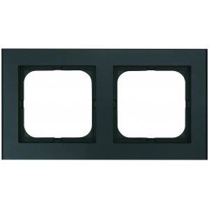 Kombinationsram Optima Svart 2-fack