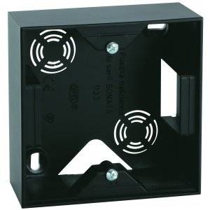 Förhöjningsram Optima, 1-fack, Svart