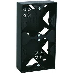 Förhöjningsram Optima, 2-fack, Svart