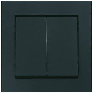 Optima Strömbrytare Kron Svart