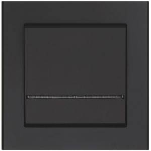 Strömbrytare Optima Kontroll 1-pol Svart